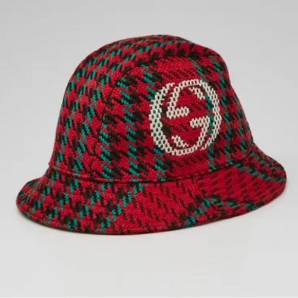 Red Gucci Hat with box - Picture 2 of 9